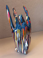 Modern Abstract Face Sculpture