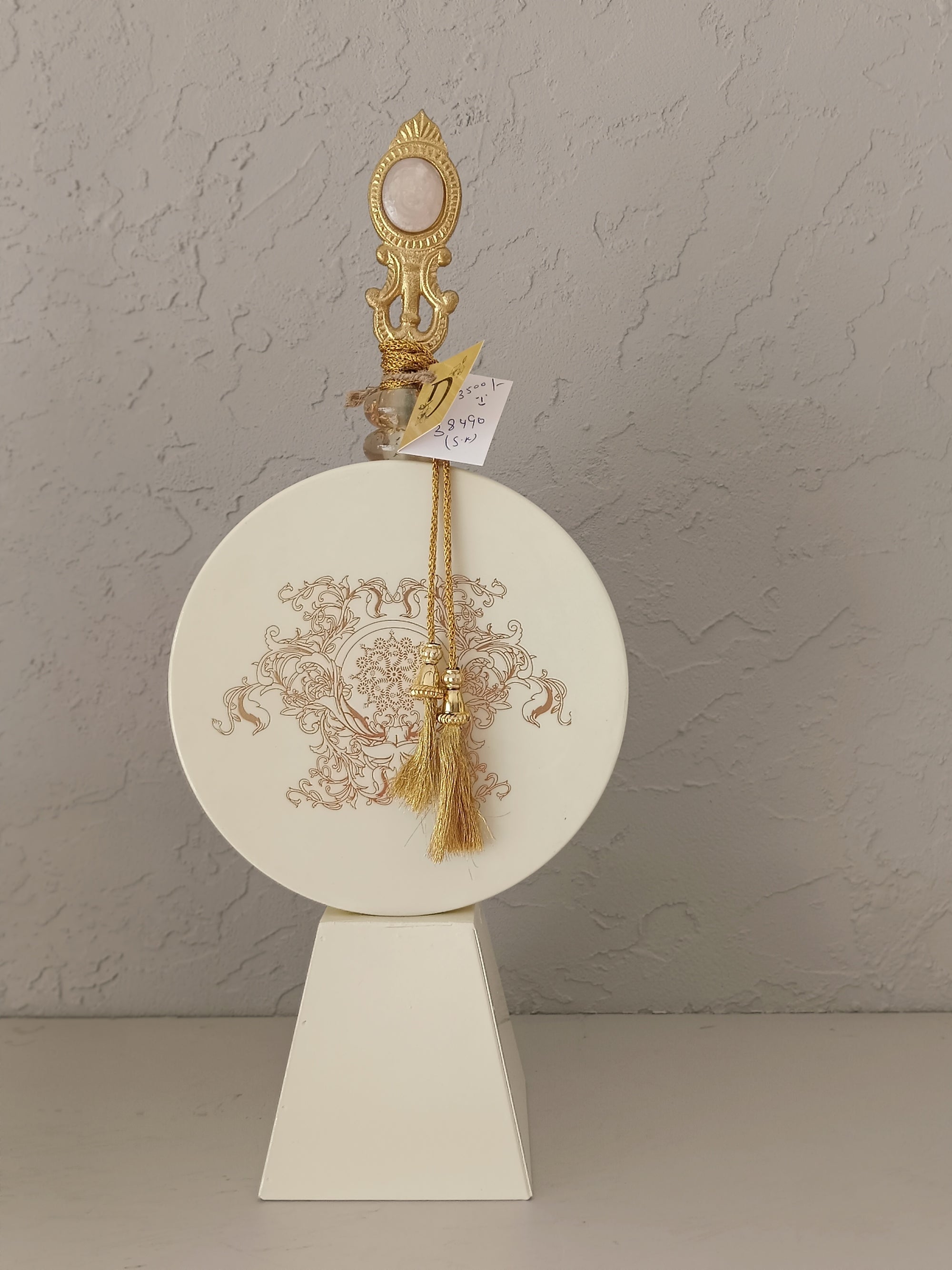 Imperial Medallions - Baroque Metal Wall Medallion Set Of 3 with Golden Tassels