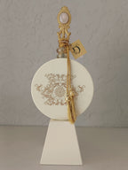 Imperial Medallions - Baroque Metal Wall Medallion Set Of 3 with Golden Tassels