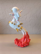 Astronaut Riding On Rocket