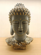 Beautifully Crafted Buddha Head Sculpture, Designed In A Serene And Peaceful Expression